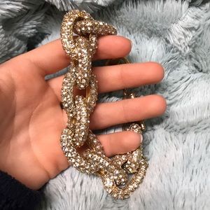 J. Crew Diamond Chain Bracelet